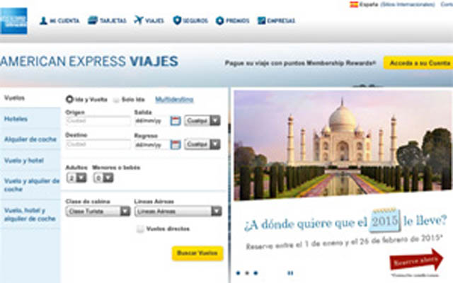 American Express, first payment method to launch an online travel service in Spain