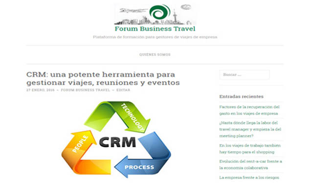 Forum Business Travel opens its blog to business travel knowledge and experiences