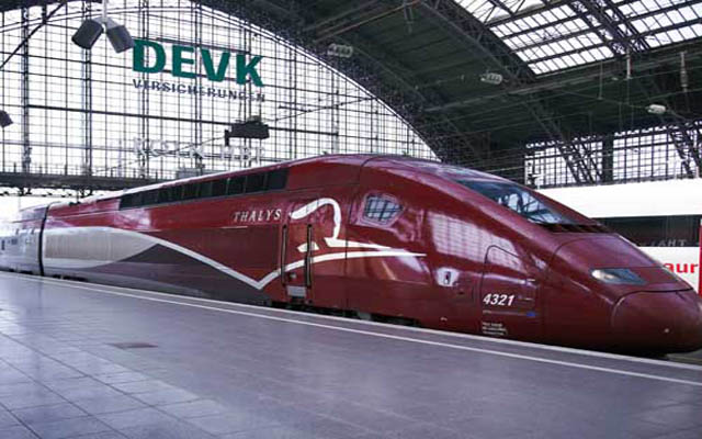 High-speed train price comparison between European cities