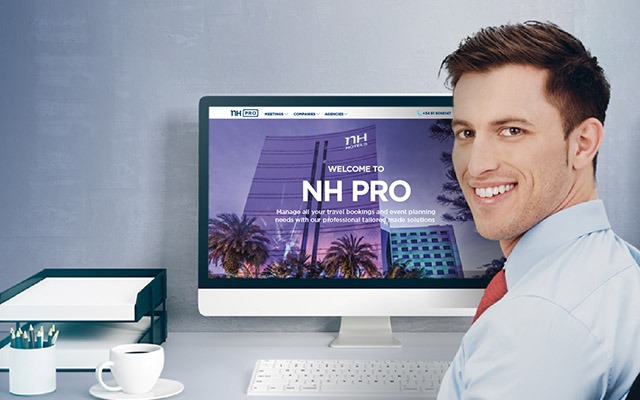 NH Hotel Group launches an exclusive and customized website for professionals