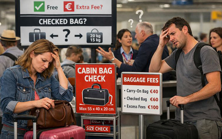 Confusing baggage policies are causing increasing stress among travelers.