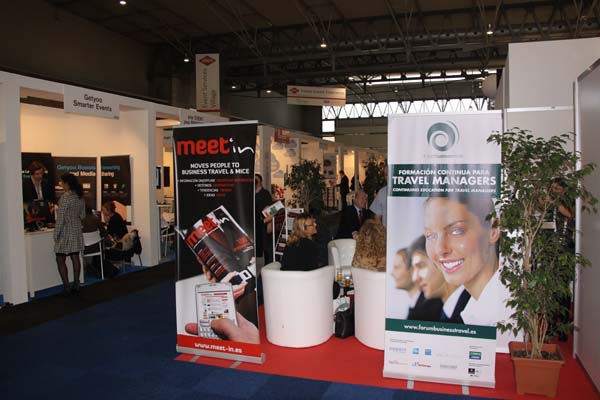 Forum Business Travel and meet IN stand at the EIBTM trade show in Barcelona