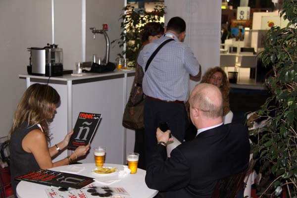Stand de Forum Business Travel y meet IN en la feria EIBTM de Barcelona