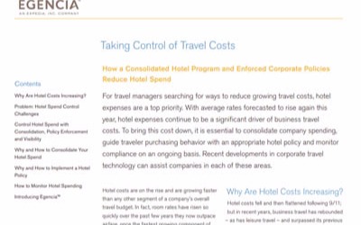 Taking Control of Travel Costs