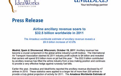 Airline ancillary revenue