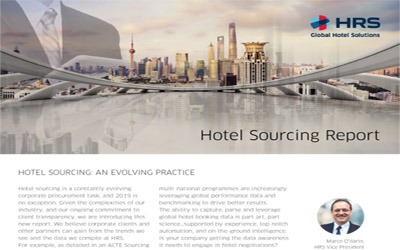 Hotel Sourcing, an envolving practice