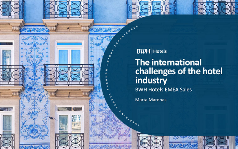 The international challenges of the hotel industry