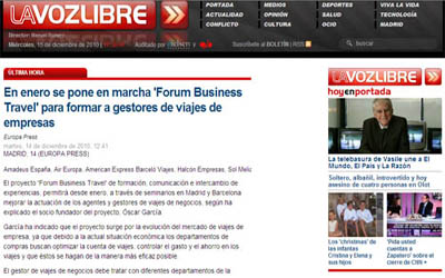 Forum Business Travel will be launched in January to train corporate travel managers.