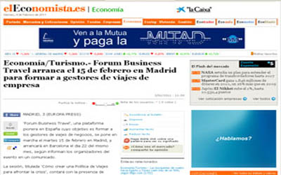 Forum Business Travel kicks off on February 15 in Madrid to train business travel managers