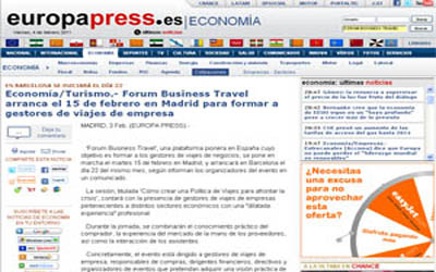 Forum Business Travel kicks off on February 15 in Madrid to train business travel managers