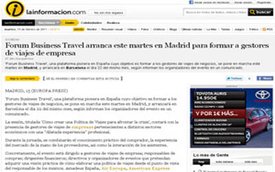 Forum Business Travel kicks off this Tuesday in Madrid to train corporate travel managers
