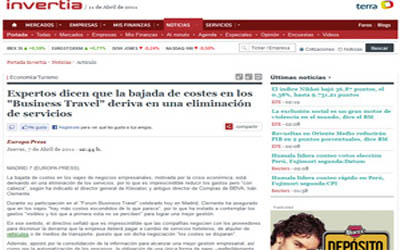 Experts say that lower costs in Business Travel are leading to the elimination of services