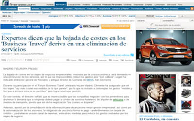 Experts say that lower costs in Business Travel lead to elimination of services