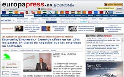 Experts put business travel expenses that companies do not control at 13%.