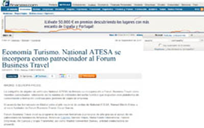 National ATESA joins Forum Business Travel as a sponsor