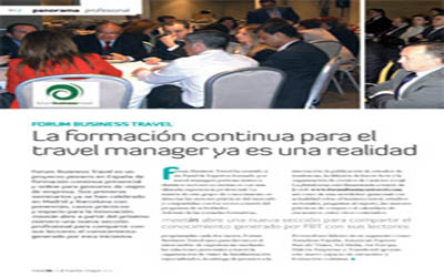 Continuous training for travel managers is now a reality