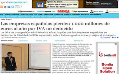 Spanish companies lose 1,000 million euros per year due to non-deducted VAT