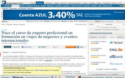 The professional expert course in international business travel and events training is born