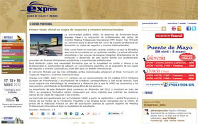 First official qualification in international business travel and events