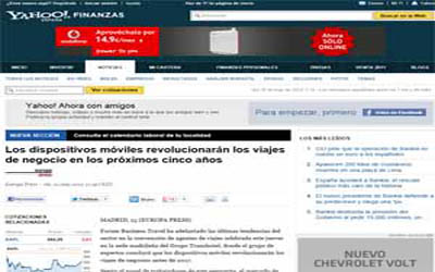 Mobile devices will revolutionize business travel in the next five years