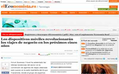 Mobile devices will revolutionize business travel in the next five years