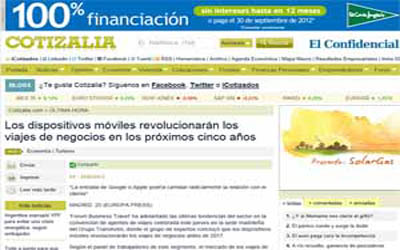 Mobile devices will revolutionize business travel in the next five years