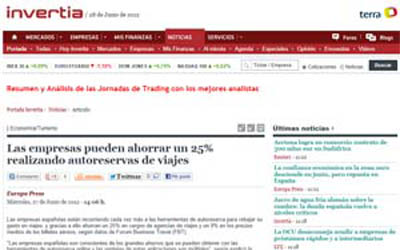 Companies can save up to 25% by self-booking travel