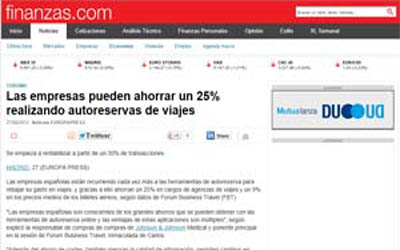 Companies can save up to 25% by self-booking travel