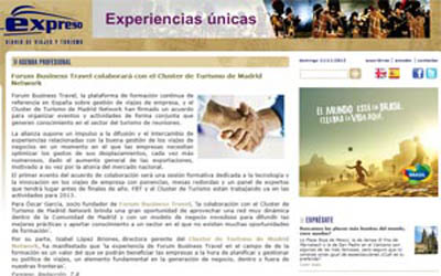 Forum Business Travel will collaborate with the Madrid Tourism Cluster Network
