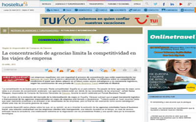 The concentration of agencies limits competitiveness in business travel