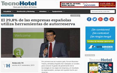 29.8% of Spanish companies use self-reservation tools