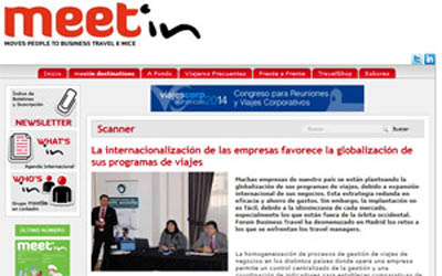 The internationalization of companies favors the globalization of their travel programs