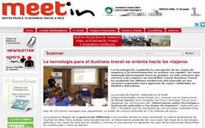 Business travel technology is geared towards travelers