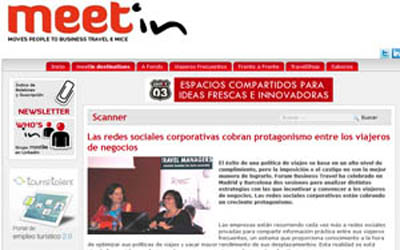 Corporate social networks gain prominence among business travelers