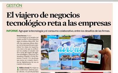 The technological business traveler challenges corporations