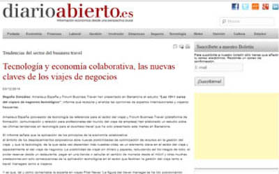 Technology and the collaborative economy, the new keys to business travel