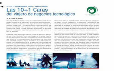 The 10+1 Faces of the Technology Business Traveler