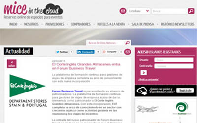 El Corte Inglés Department Stores joins Forum Business Travel