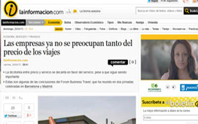 Companies are no longer so concerned about travel prices