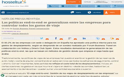 End-to-end policies become widespread among companies to control all travel expenses