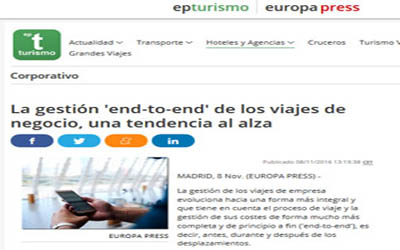 End-to-end management of business travel, a rising trend