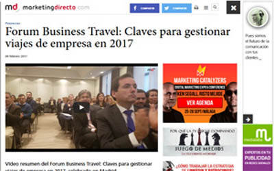 Forum Business Travel: Keys to manage business travel in 2017.