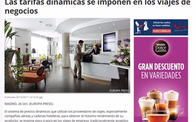 Dynamic fares are becoming more and more popular for business trips