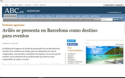 Avilés presents itself in Barcelona as a destination for events