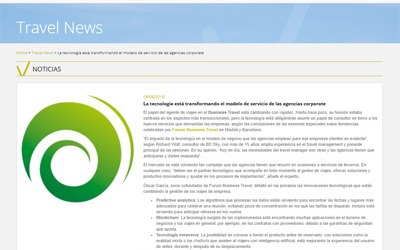 Technology is transforming the service model of corporate agencies.