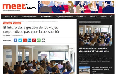  The future of corporate travel management lies in persuasion.