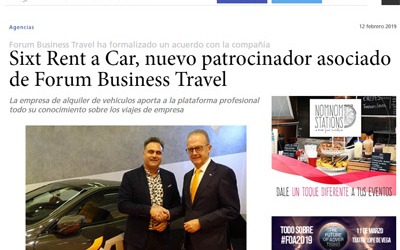 Sixt Rent a Car, new partner sponsor of Forum Business Travel