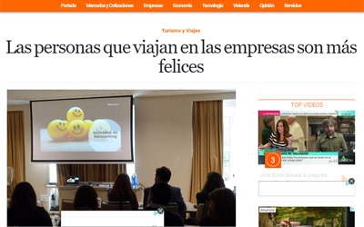 People who travel within companies are happier