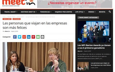 People who travel within companies are happier