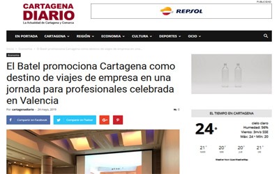 The Auditorio y Palacio de Congresos de Cartagena participates in the Forum Business Travel